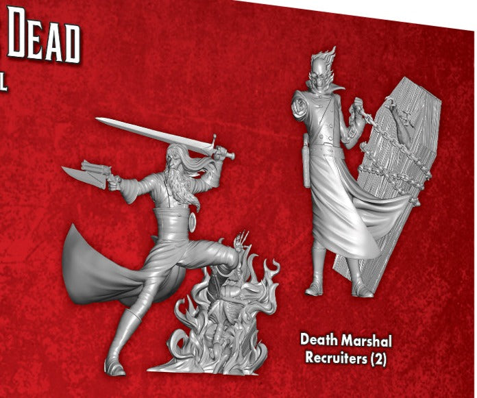 Death Marshal Recruiters (2 Miniatures from the Wake the Dead M3E box)