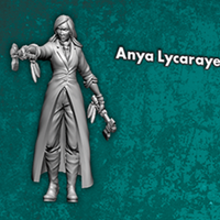 Anya Lycarayen - Single M3E Model from the Anya Core Box