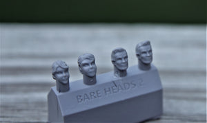 Bare Heads Style 2 (4 Heads) - Custom Alien Heads for SW: Legion