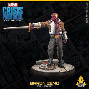 Baron Zemo from the Crisis Protocol Core Set