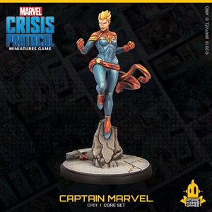 Captain Marvel from the Crisis Protocol Core Set