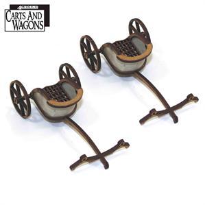 Two Egyptian Chariots 28mm