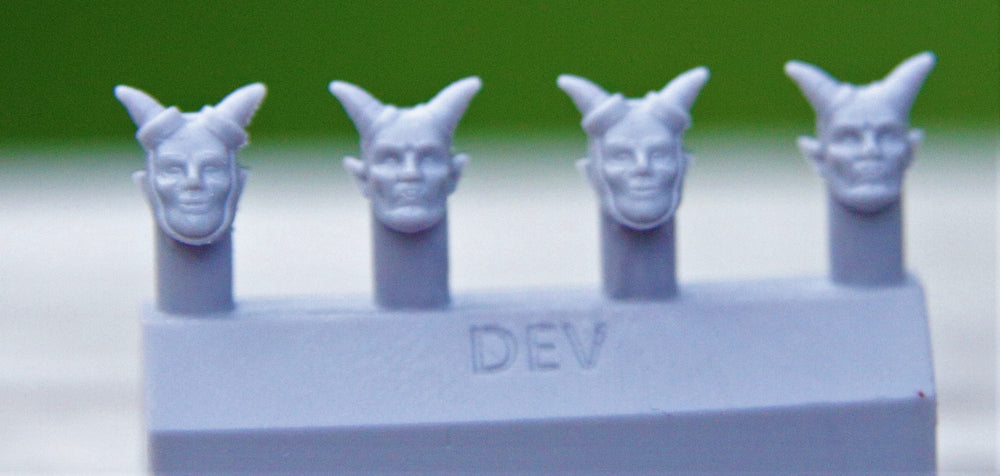 Dev Heads (4 Heads) - Custom Alien Heads for SW: Legion