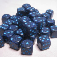 Chessex Dice Sets: Cobalt Speckled 12mm d6 (36)