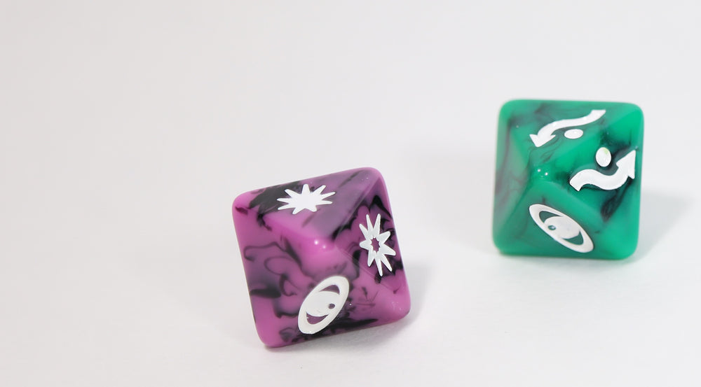 Pink/Green Star Wars: X-Wing 2nd Edition Dice (Non Official, Casual Play Only) Xwing 2.0