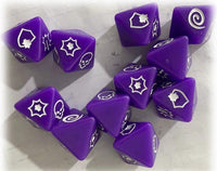 Marvel: Crisis Protocol Compatible - Purple Dice (10) for casual play only
