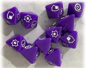 Marvel: Crisis Protocol Compatible - Purple Dice (10) for casual play only