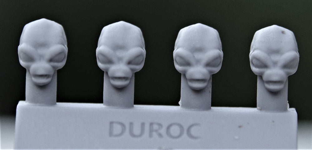 Duroc Heads (4 Heads) - Custom Alien Heads for SW: Legion