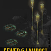 Sewer & Lamppost Resin Set (Batman Miniature Game)