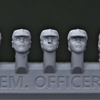 Female Imperial Officers (4 Heads) - Custom Alien Heads for SW: Legion