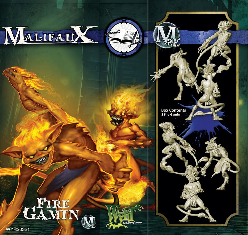 Fire Gamin M2E-  (Box of 3 miniatures with no stat cards)  WYR20321