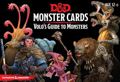D&D 5E RPG: Monster Cards - Volo's Guide to Monsters