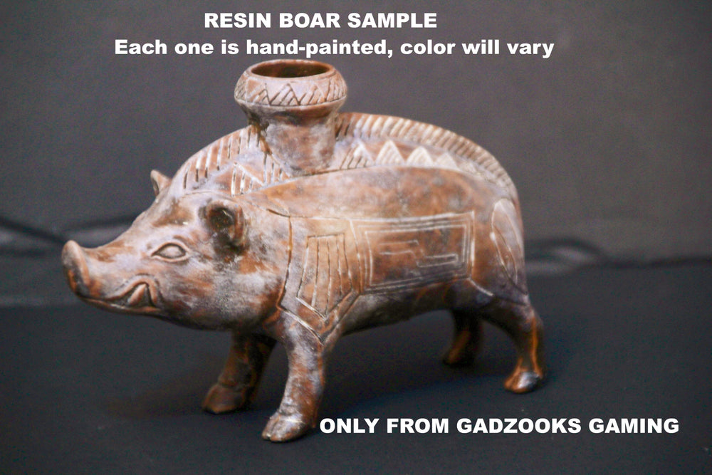 Boar Vessel, 600-500 BC, Estruscan, Resin Replica inspired by the Cleveland Museum of Art.
