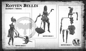 Rotten Belles M3E (3 Malifaux Models from the Seamus Core Box M3E)
