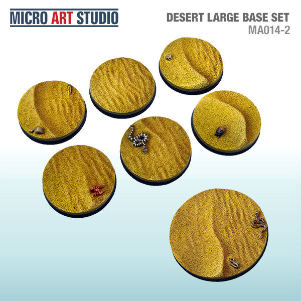 Desert Large Base Set of 7 (40mm/50mm)