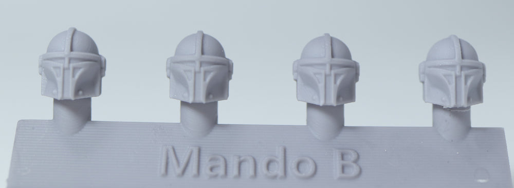 Mando B - Custom Alien Heads (4 Heads) for SW: Legion