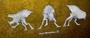 Void Wretches M3E 3 Miniatures from the Tara Core Box