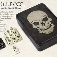 Skull Dice d6 Set with Collector Tin