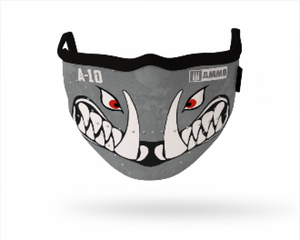 AMMO: Face Mask - A10 Warthog (Hygienic protective mask 100% polyester)