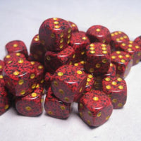 Chessex Dice Sets: Mercury Speckled 12mm d6 (36)