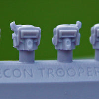 Recon Troopers Heads (4 Heads) - Custom Alien Heads for SW: Legion