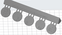 Ritual on Wooden Floor Base Inserts (30, 40, 50 mm - each size sold separately) Bases Sold Seperate
