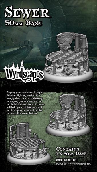 Wyrdscapes: Sewer 50MM Base WYRWS006