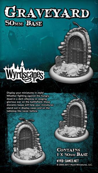 Wyrdscapes: Graveyard 50MM Base WYRWS009