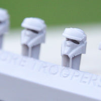 Shore Trooper Heads (4 Heads) - Custom Alien Heads for SW: Legion