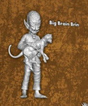Big Brain Brin - Single Model from the Weird Science Box -  M3E