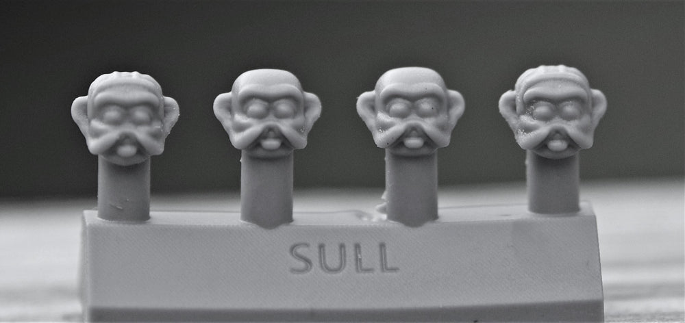 Sul Heads (4 Heads) - Custom Alien Heads for SW: Legion