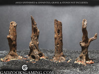 Cursed Forest - Resin Terrain Trees
