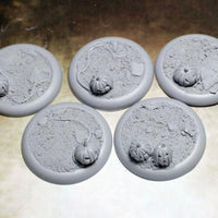 Scenic Bases: 40mm Field Of Screams, Round Lip (5 Bases)