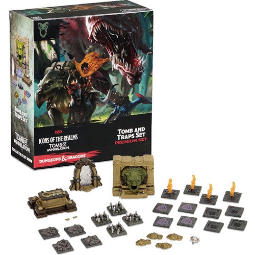 D&D Icons of the Realms Miniatures: Tomb of Annihilation - Tombs & Traps Premium Set