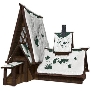 D&D Papercraft Set: Icewind Dale - The Lodge